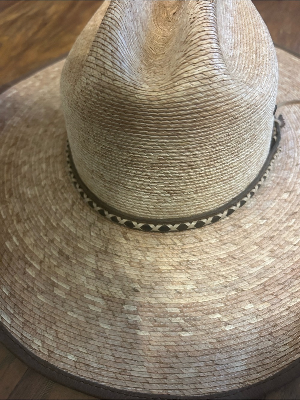 RESISTOL BIG SPENDER PINCH FRONT STRAW COWBOY HAT - Picture 8 of 11